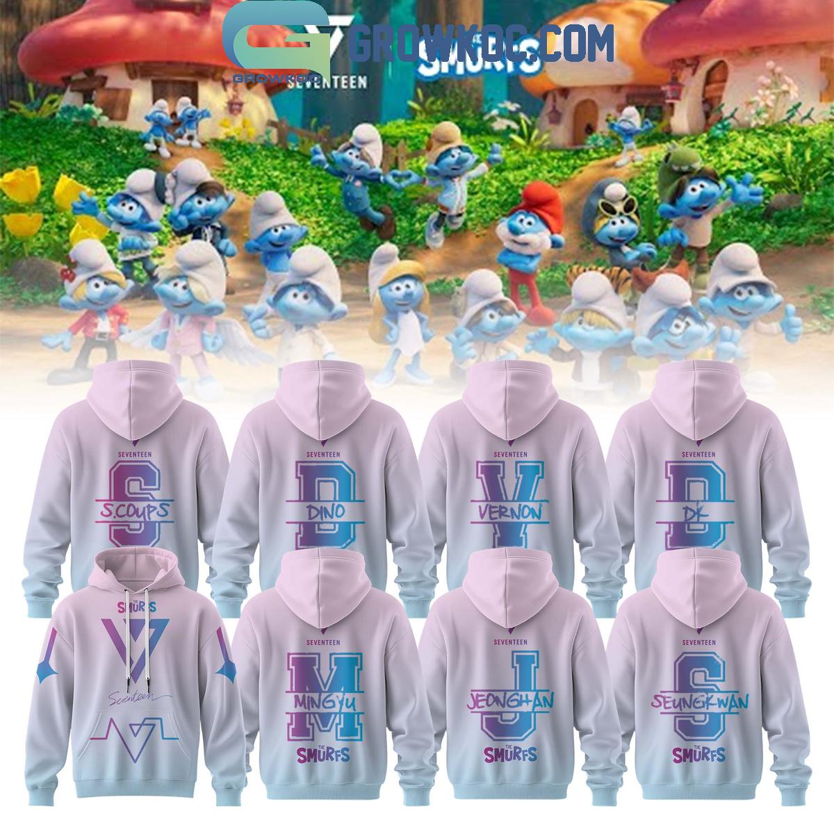 Seventeen x The Smurfs Hoodie Shirt