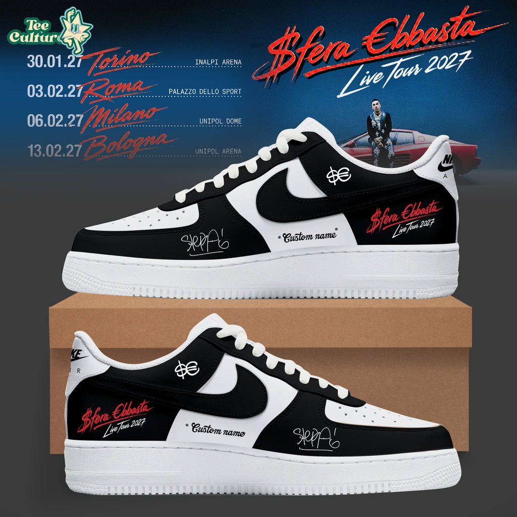 Sfera Ebbasta Live Tour 2027 AF1 Shose