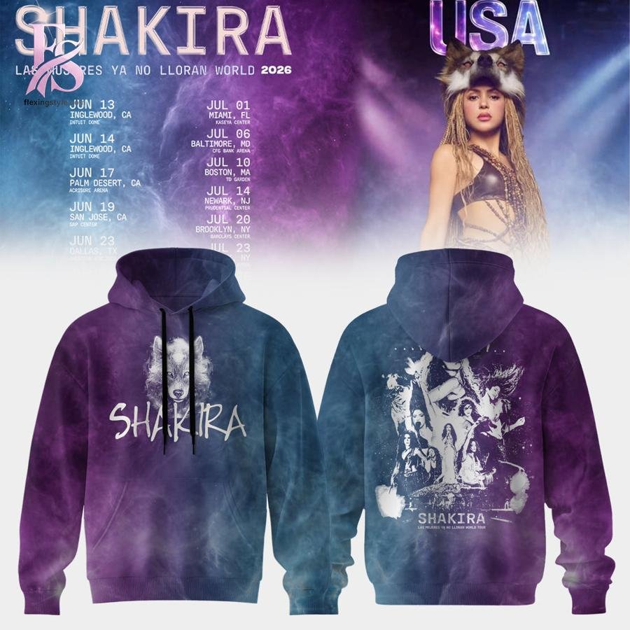 Shakira Cosmic She Wolf Tour T-Shirt