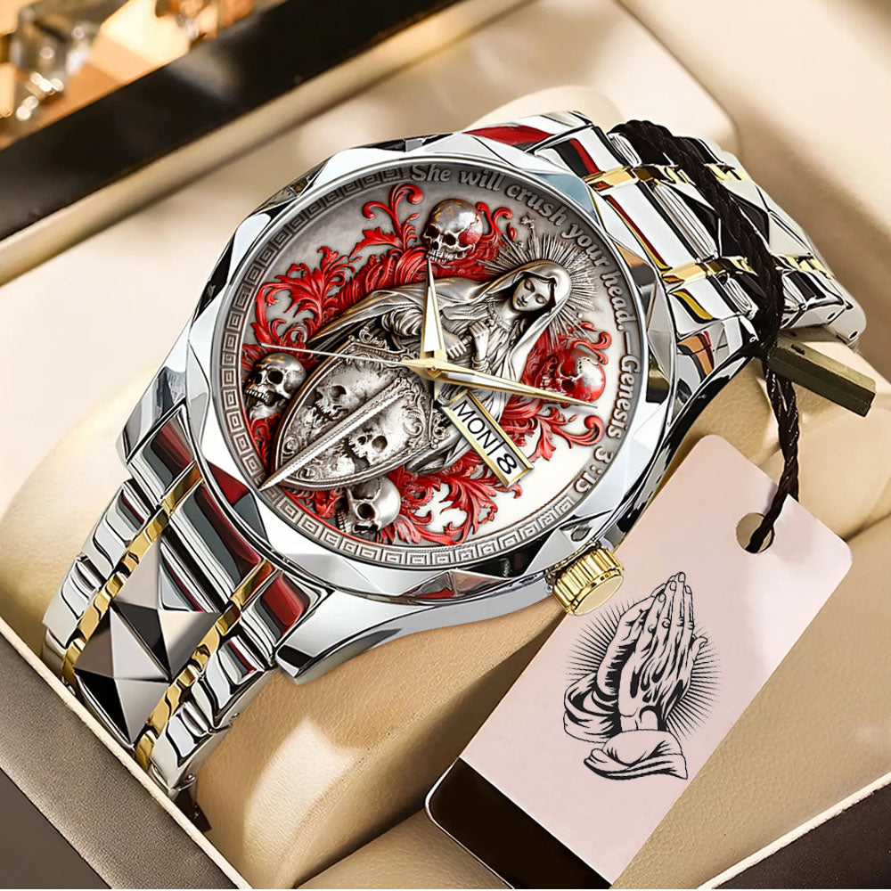 She Will Crush Your Head Alloy Luxury Quartz Watch - TANTN19696