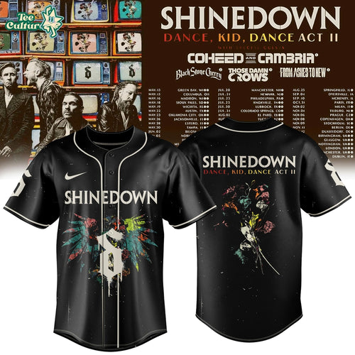 Shinedown: “Dance, Kid, Dance Act II World Tour”Jersey Collection