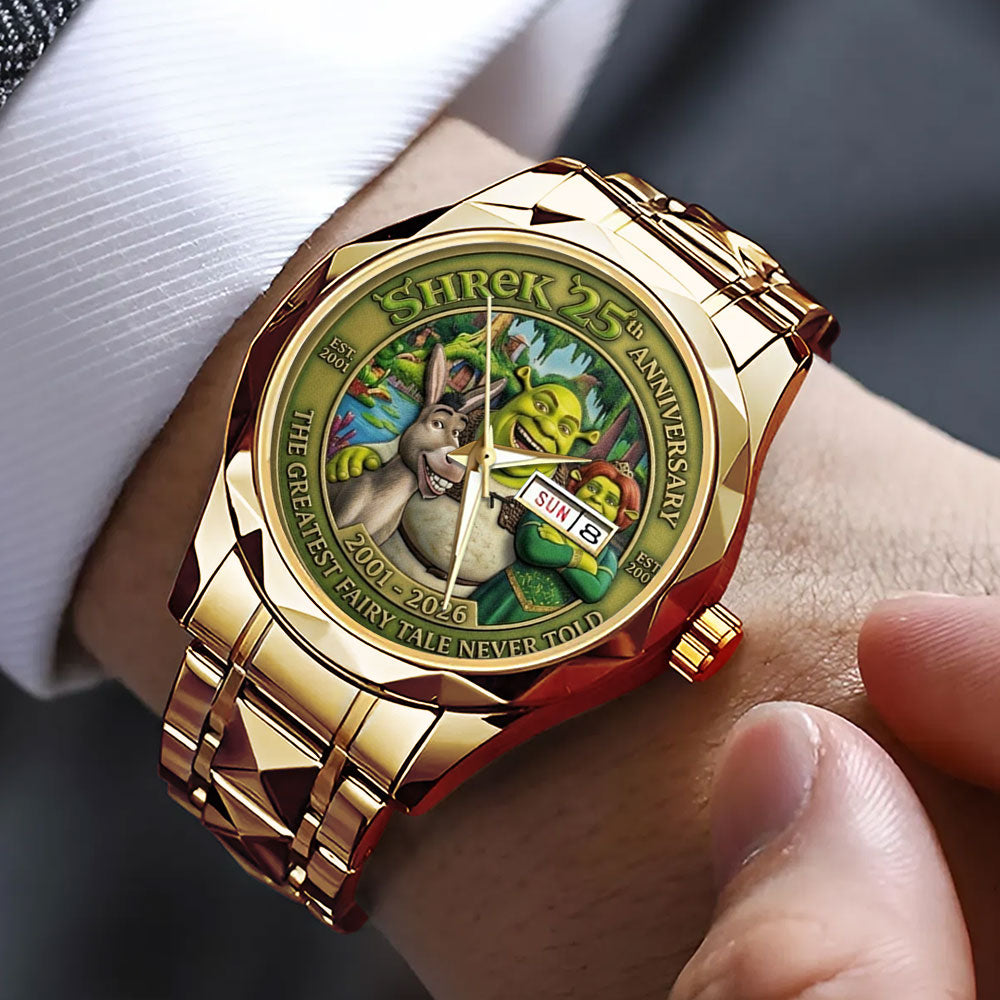 Shrek 25th Anniversary Alloy Luxury Quartz Watch - GNE5256