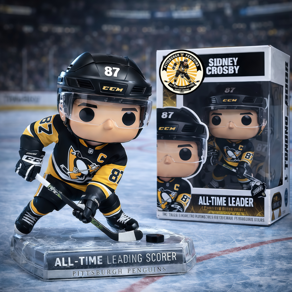 Sidney Crosby All time leading scorer Pop! Figure Doll