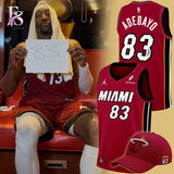 Signed Bam Adebayo Miami Heat exclusive 2026 jerseys