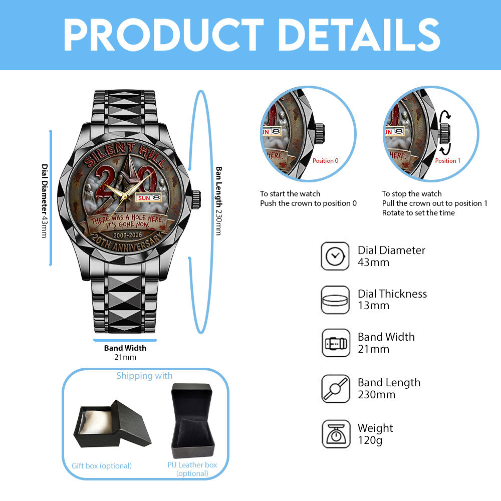 Silent Hill 20th Anniversary 2026 Alloy Luxury Quartz Watch - TANTN20931