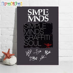 Simple Minds Graffiti Soul Wall Art Poster Canvas