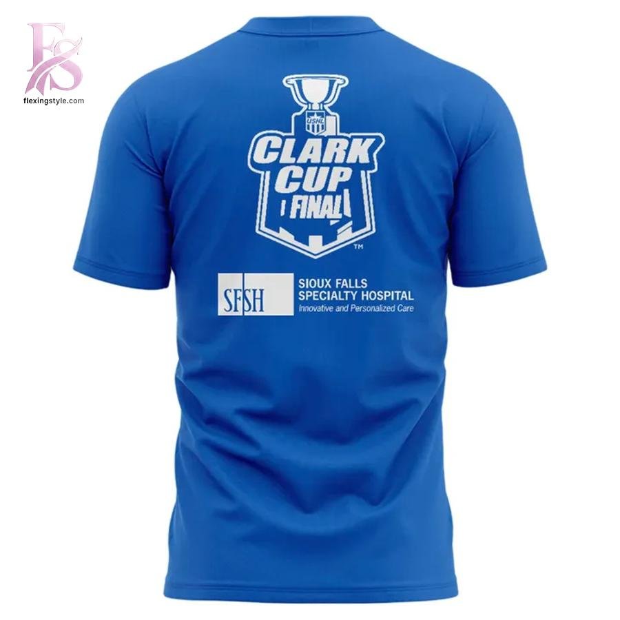 Sioux Falls Stampede 2026 Clark Cup Final T-shirt