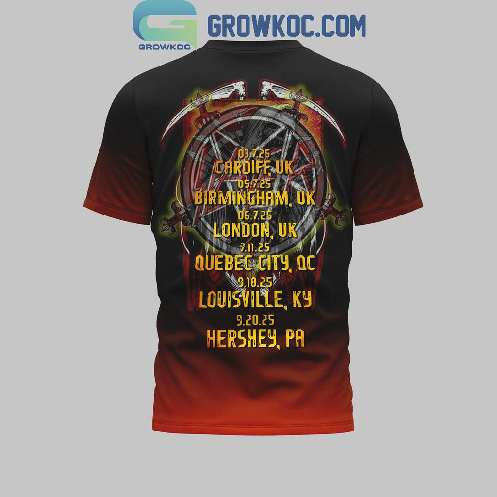 Slayer Celebration 2025 Tour Shirt