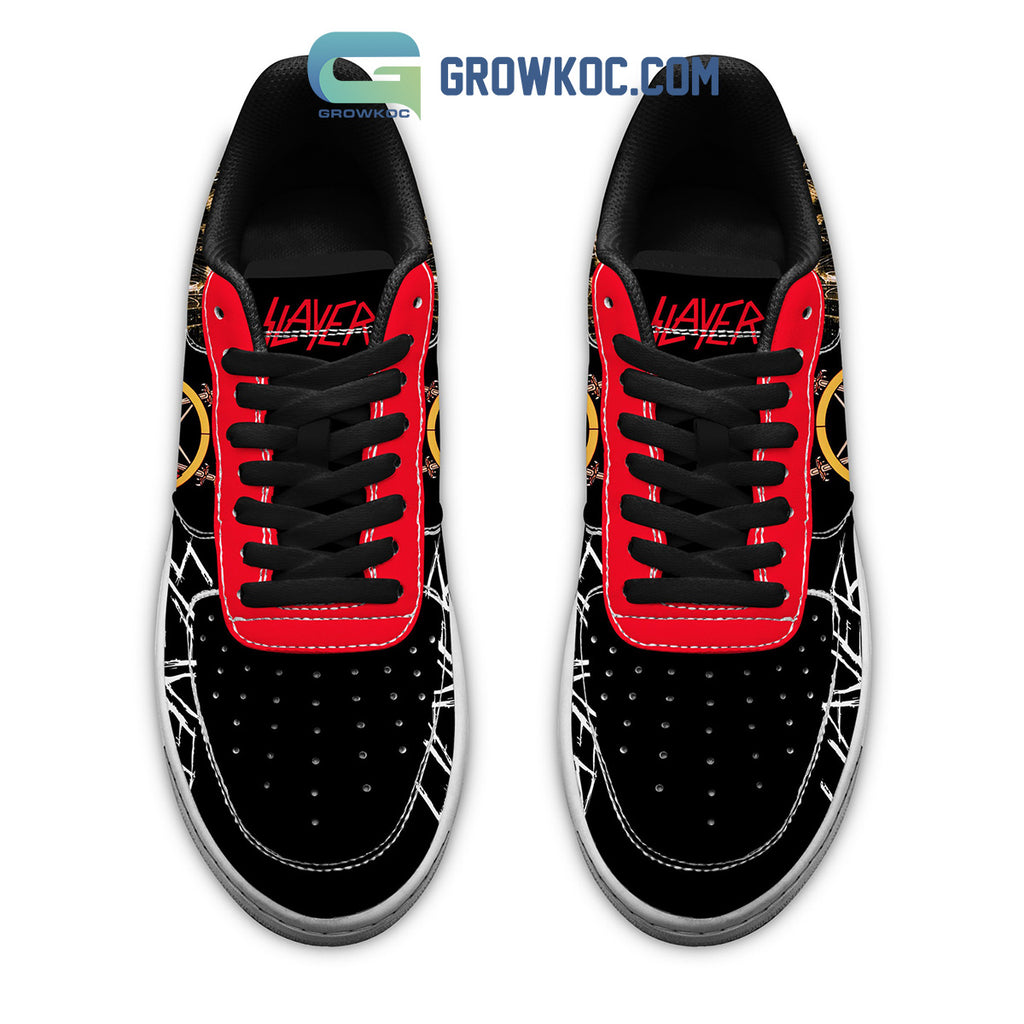Slayer Skull Black Design Fan Air Force 1 Shoes