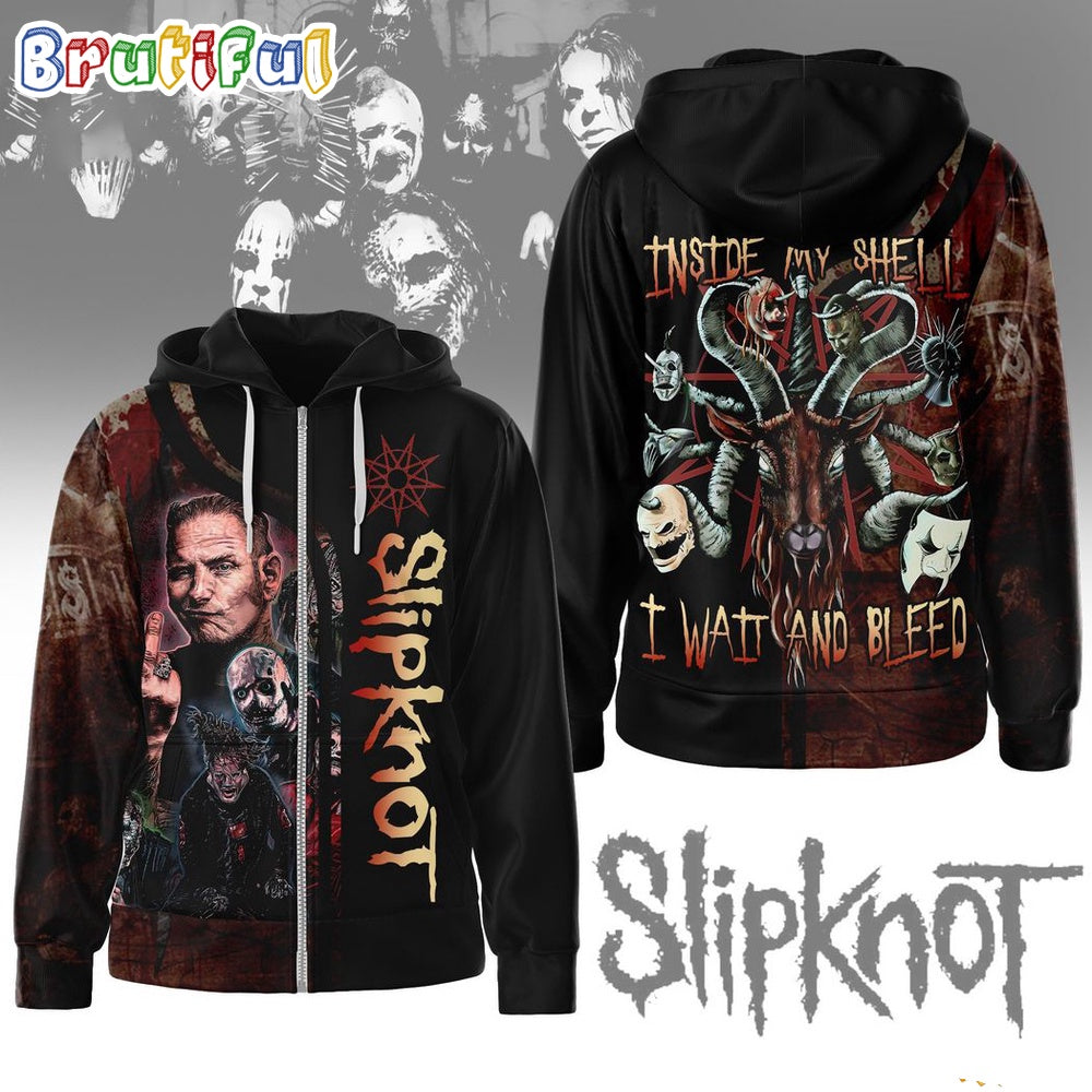 Slipknot Inside My Shell I Wait And Bleed Hoodie Shirt