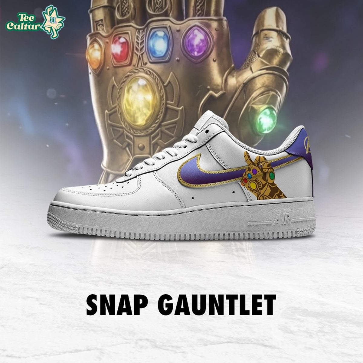 Snap Gauntlet Encore Avengers AF1 Shoes
