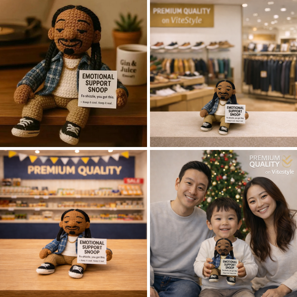 Snoop Dogg Crochet Emotional Support Doll