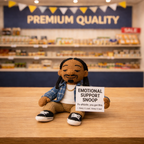 Snoop Dogg Crochet Emotional Support Doll
