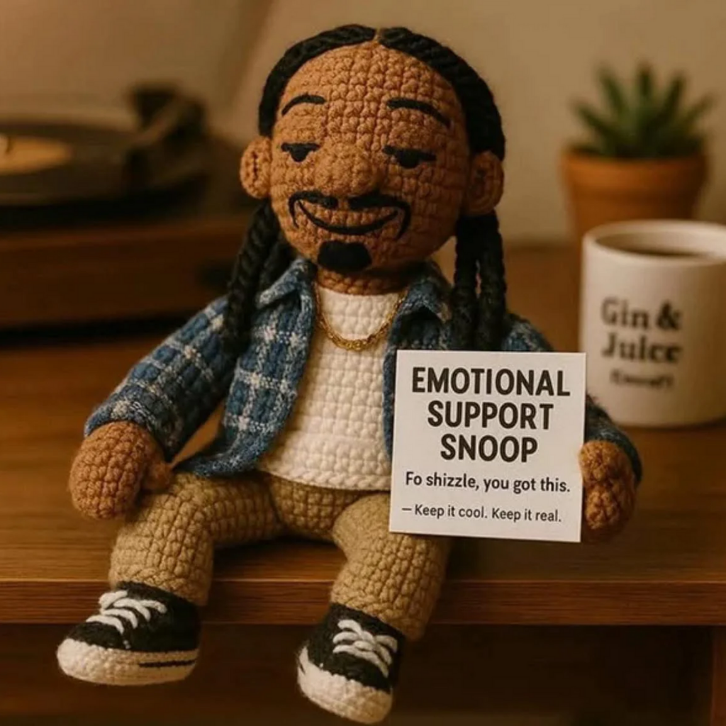 Snoop Dogg Crochet Emotional Support Doll