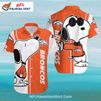 Snoopy Cool Pose Denver Broncos Hawaiian Shirt