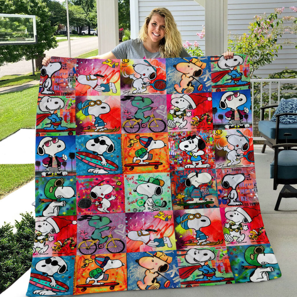 Snoopy Quilt Blanket - HOATT14097
