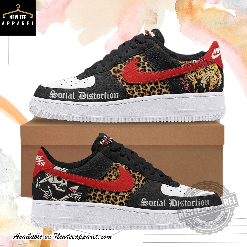 Social Distortion Custom Nike Air Force 1 Shoes