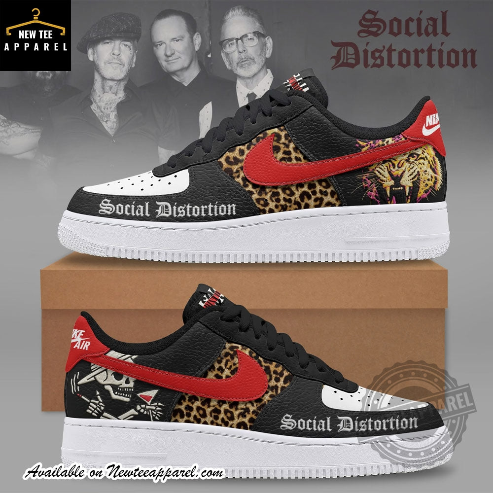 Social Distortion Custom Nike Air Force 1 Shoes