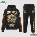 Son Goku Ultra Instinct Anime Tracksuit Set – Hoodie & Jogger Pants