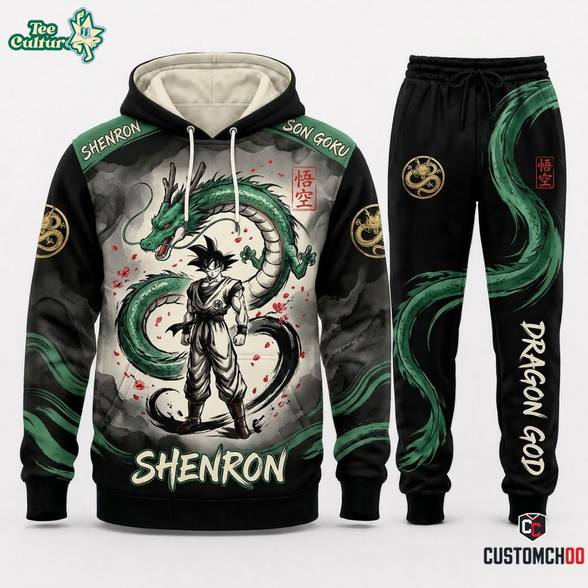 Son Goku Ultra Instinct Anime Tracksuit Set – Hoodie & Jogger Pants