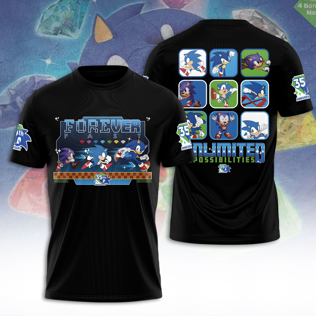 Sonic the Hedgehog 35th Anniversary 3D Apparel – TANTN24050