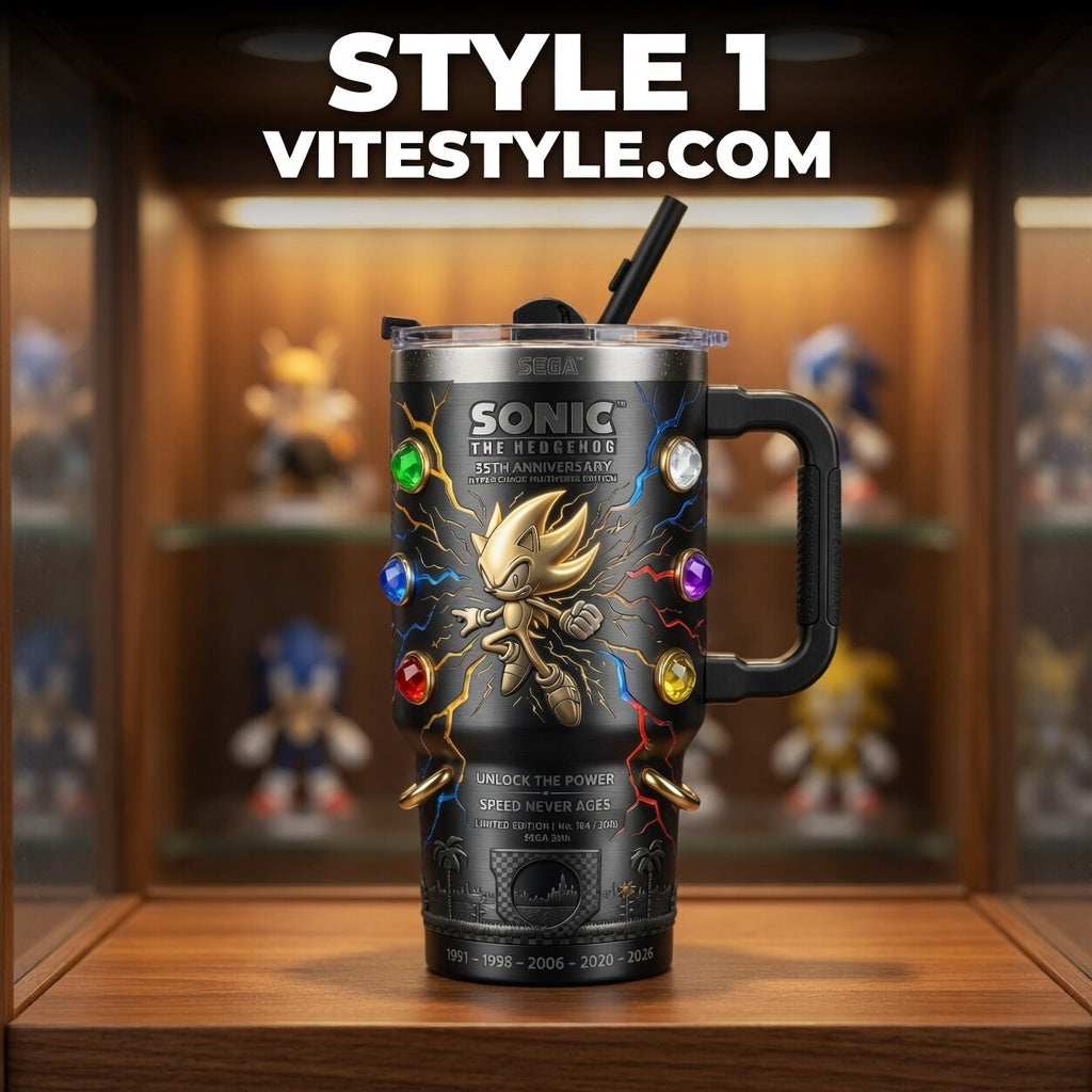 Sonic 35th Anniversary Collector Tumbler