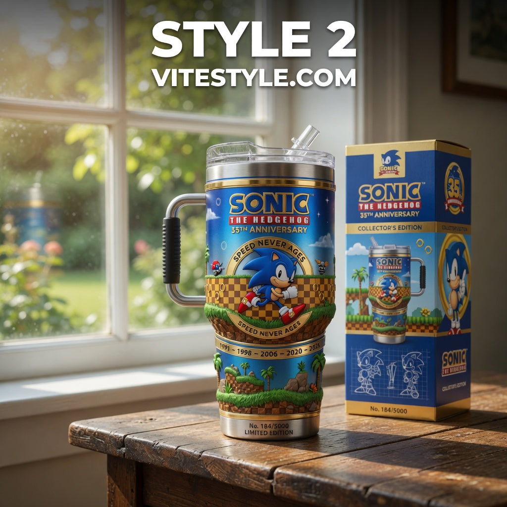 Sonic 35th Anniversary Collector Tumbler