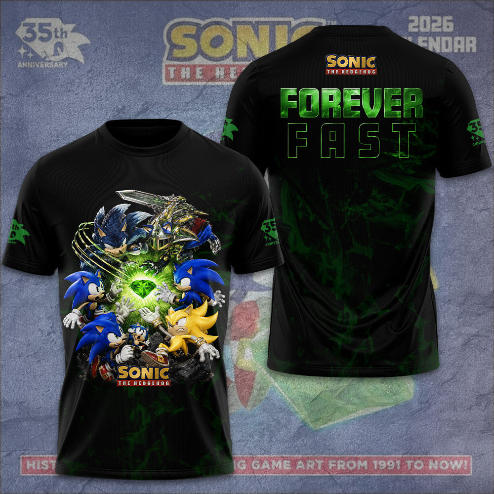 Sonic the Hedgehog 35th Anniversary 3D Apparel – GNE7453
