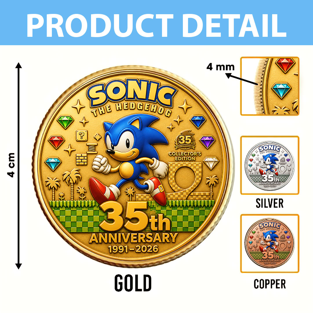 Sonic the Hedgehog 35th Anniversary Commemorative Coin – HOATT20362