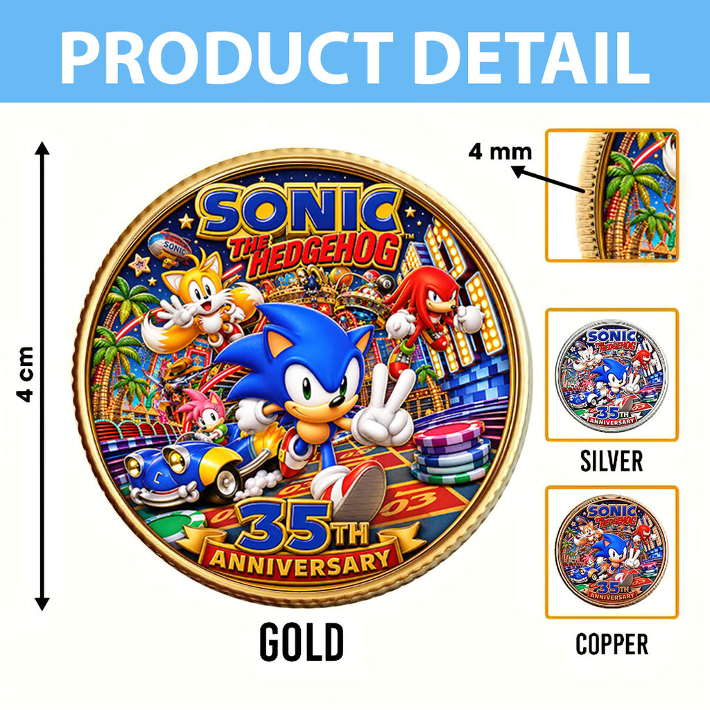 Sonic the Hedgehog 35th Anniversary Commemorative Coin – HOATT20363