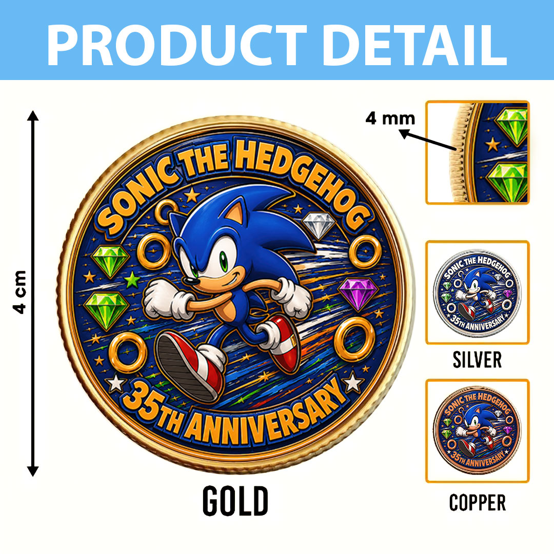 Sonic the Hedgehog 35th Anniversary Commemorative Coin – HOATT20364