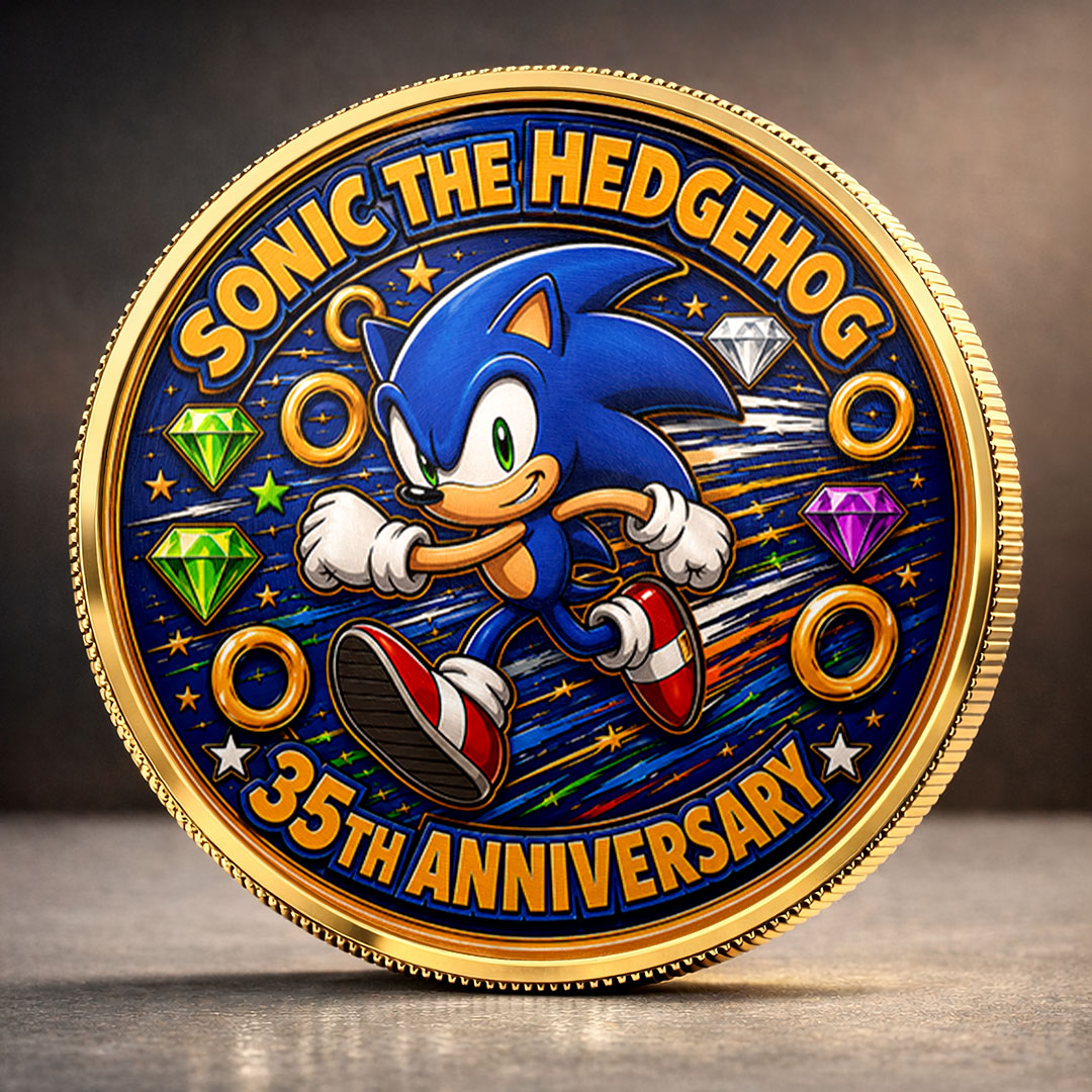 Sonic the Hedgehog 35th Anniversary Commemorative Coin – HOATT20364