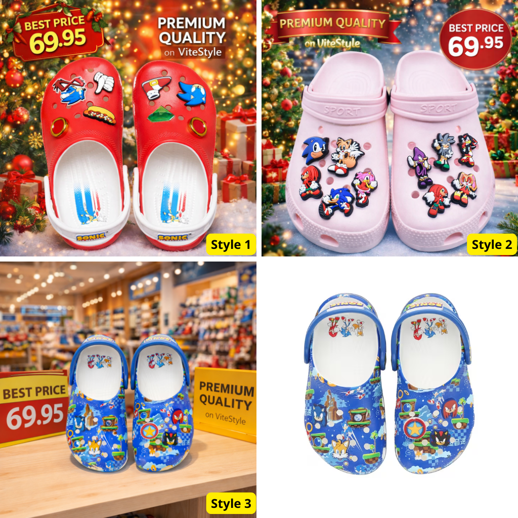 Sonic the Hedgehog Crocs Charms