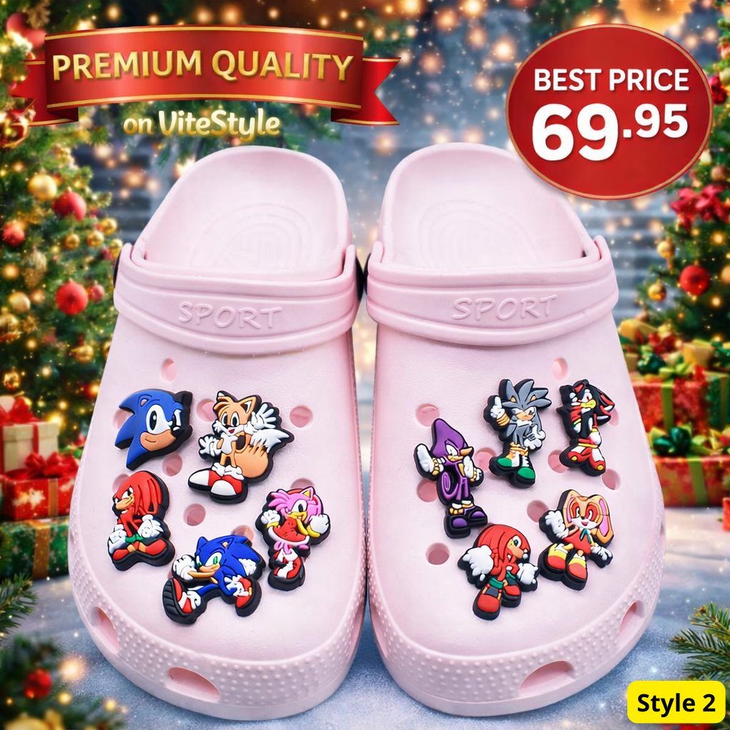 Sonic the Hedgehog Crocs Charms
