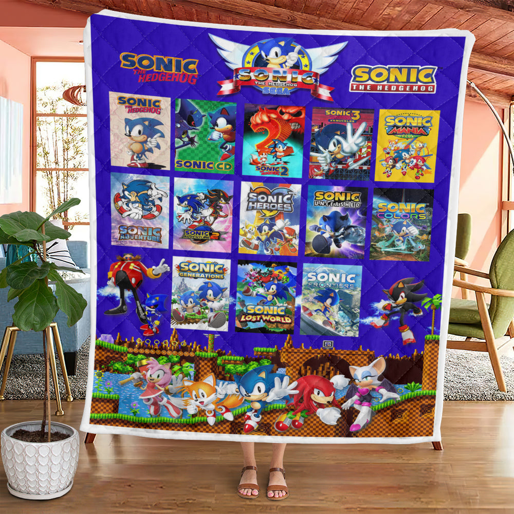 Sonic the Hedgehog Quilt Blanket - TMTHU7166