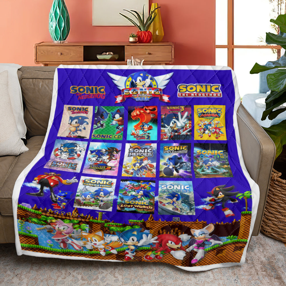 Sonic the Hedgehog Quilt Blanket - TMTHU7166