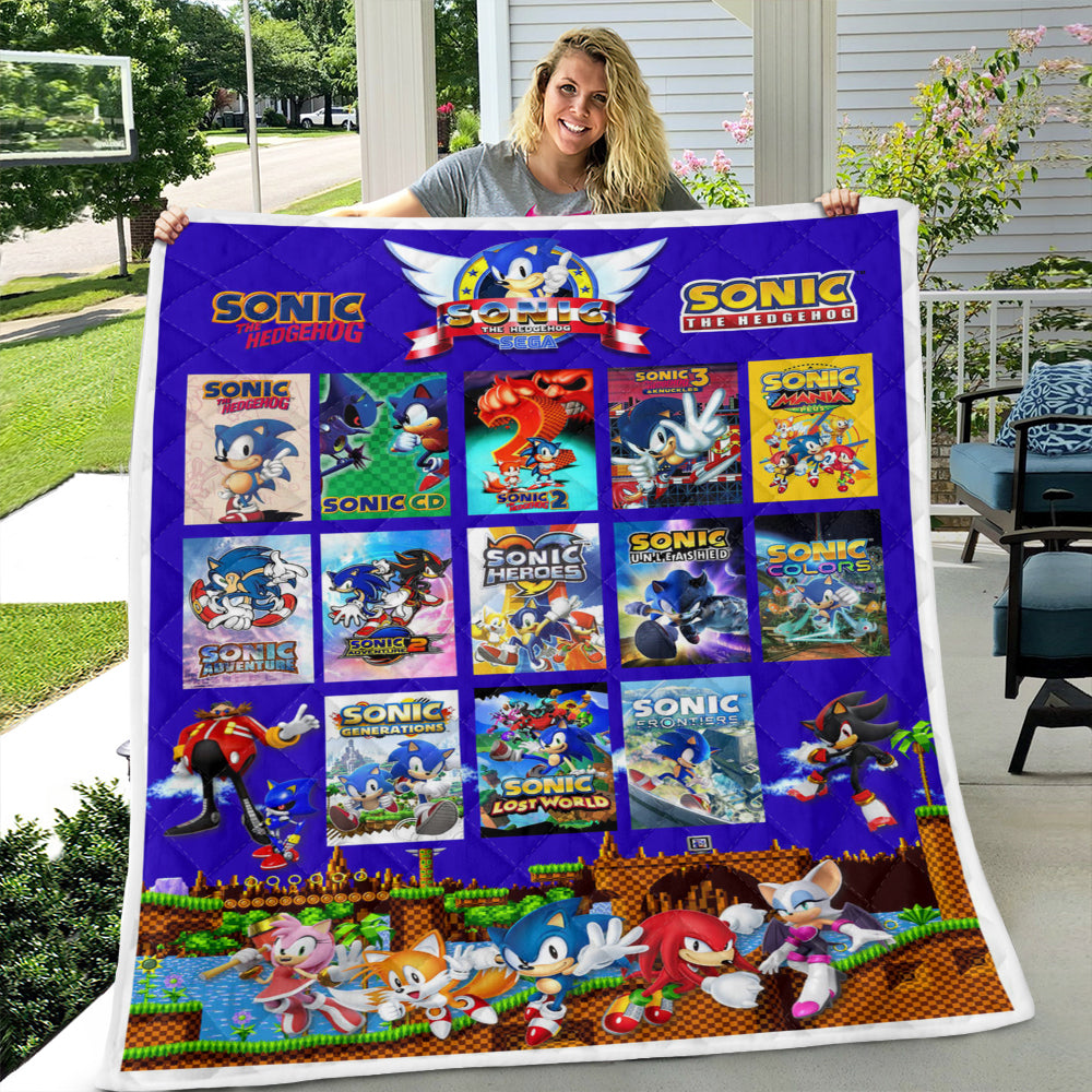 Sonic the Hedgehog Quilt Blanket - TMTHU7166