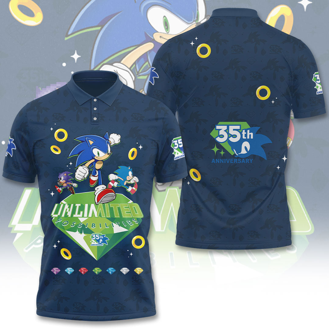 Sonic the Hedgehog 35th Anniversary 3D Apparel – TANTN24000