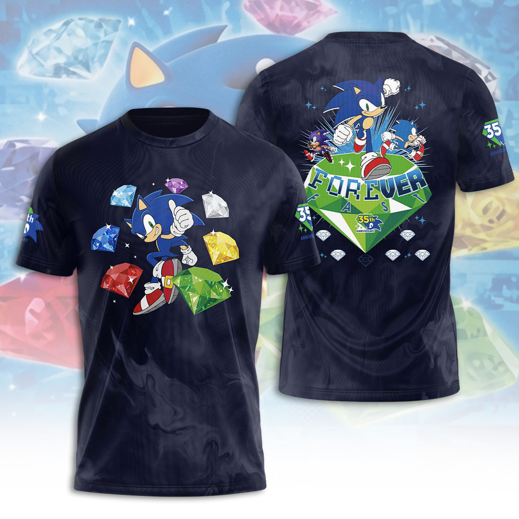 Sonic the Hedgehog 35th Anniversary 3D Apparel – TANTN24048
