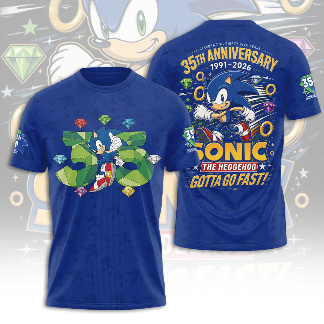 Sonic the Hedgehog 35th Anniversary 3D Apparel – GNE8021