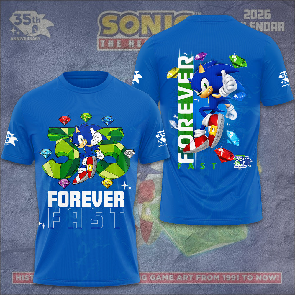 Sonic the Hedgehog 35th Anniversary 3D Apparel – GNE7213