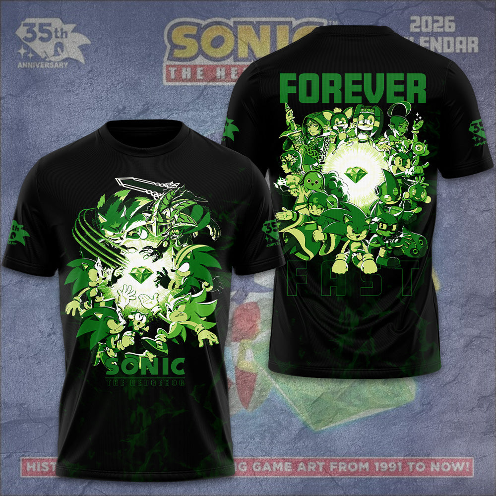 Sonic the Hedgehog 35th Anniversary 3D Apparel – GNE7309