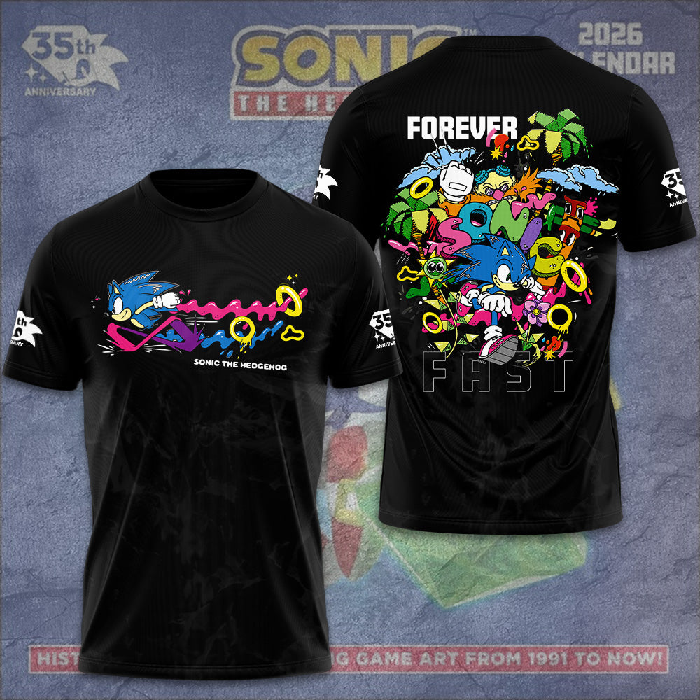 Sonic the Hedgehog 35th Anniversary 3D Apparel – GNE7353