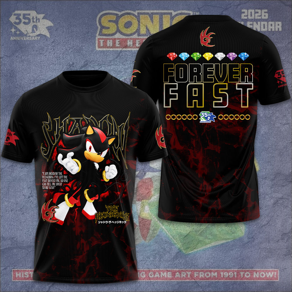 Sonic the Hedgehog x Shadow 35th Anniversary 3D Apparel – GNE7238