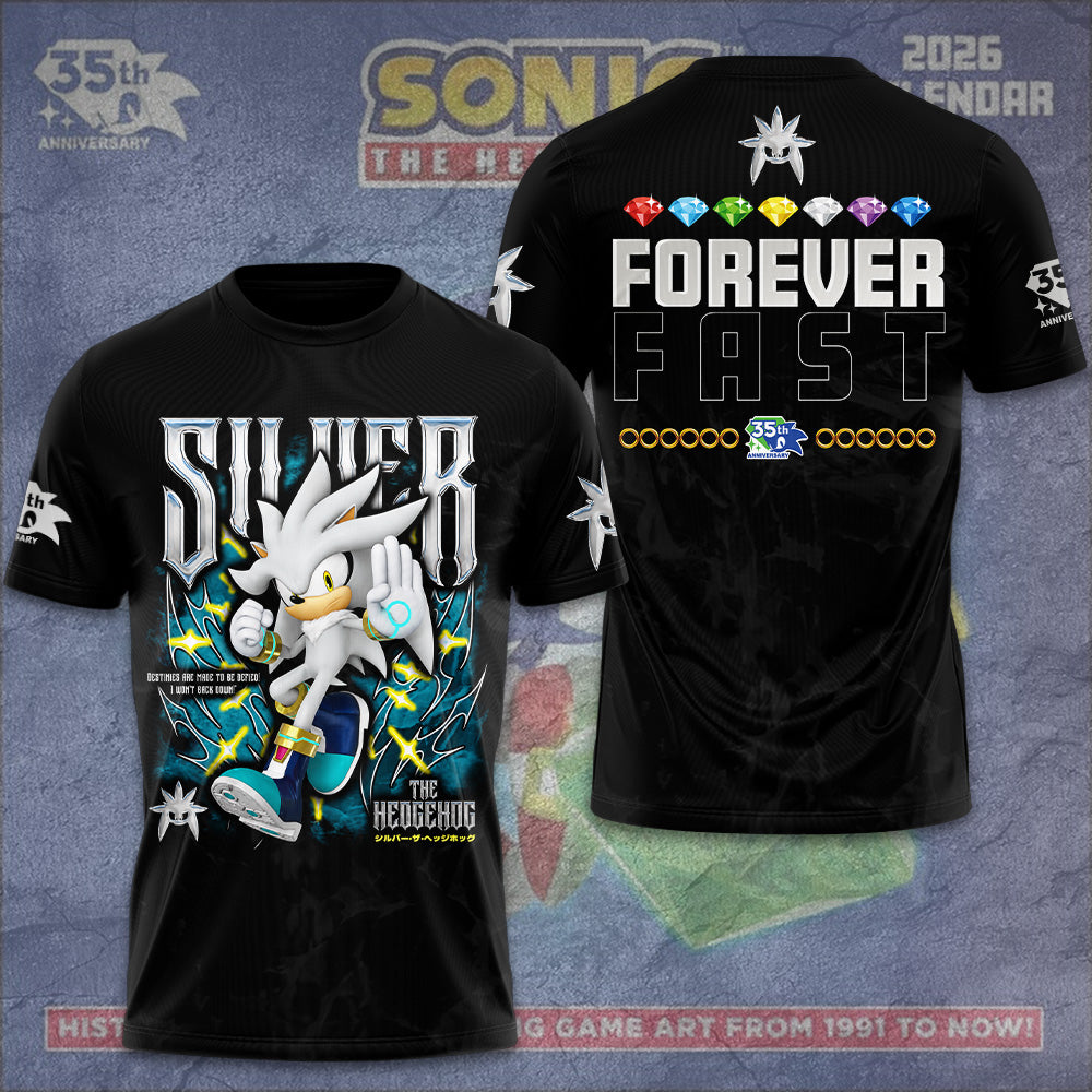Sonic the Hedgehog x Silver 35th Anniversary 3D Apparel – GNE7241