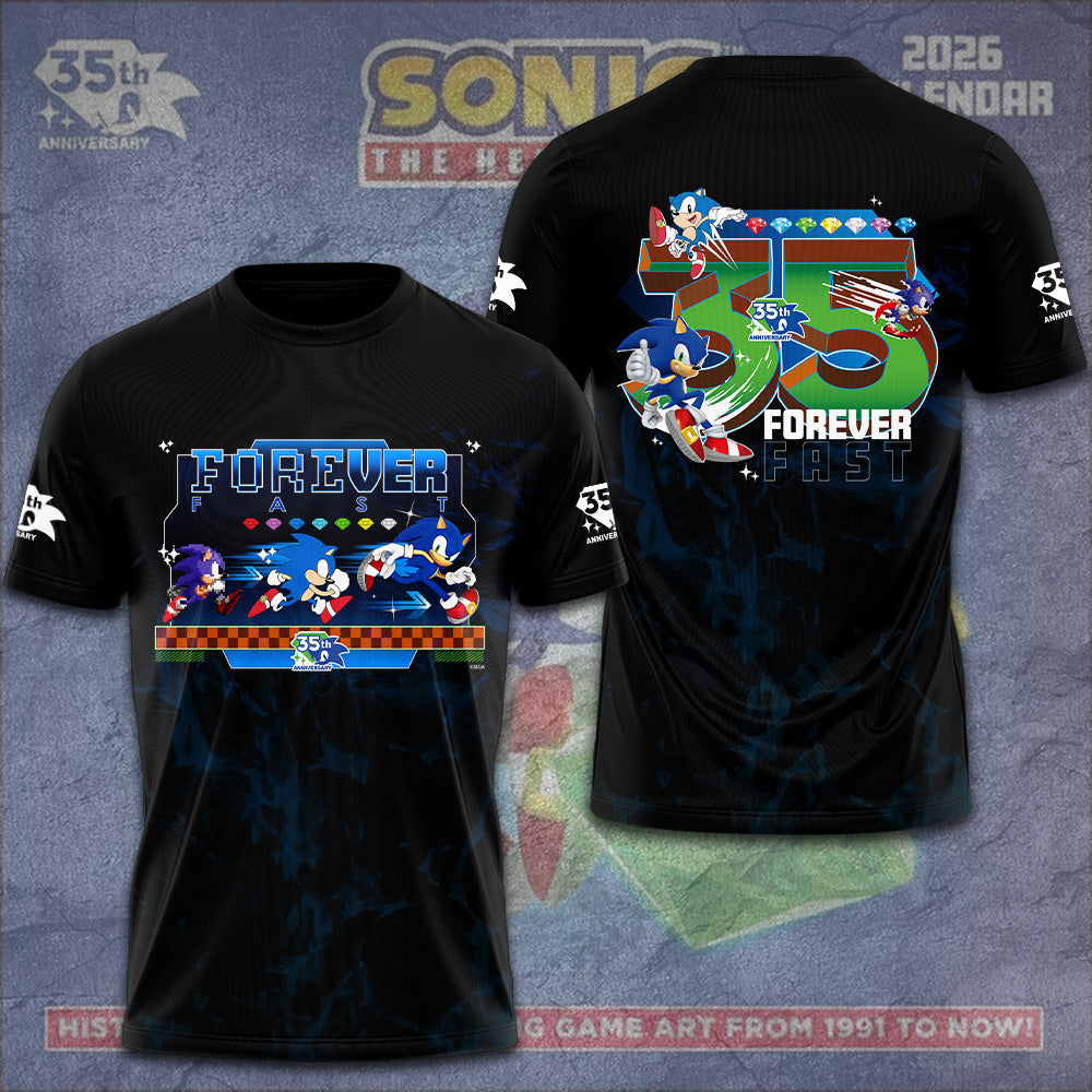 Sonic the Hedgehog 35th Anniversary 3D Apparel – GNE7189