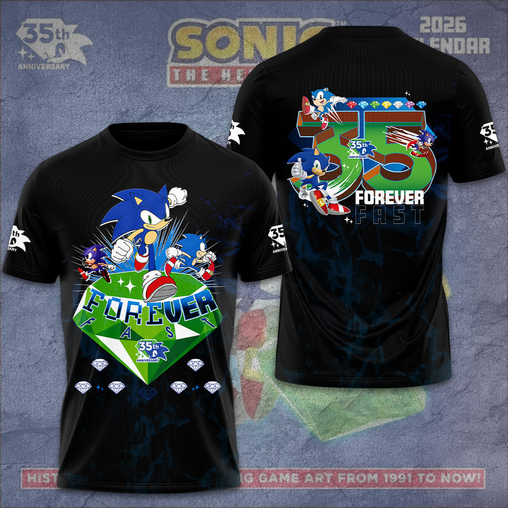 Sonic the Hedgehog 35th Anniversary 3D Apparel – GNE7192