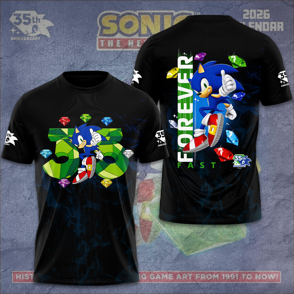 Sonic the Hedgehog 35th Anniversary 3D Apparel – GNE7193