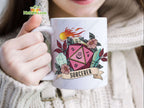 Sorcerer Dice Mug DnD Dungeons and Dragons Gift