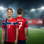 Ødegaard Norway World Cup Soccer Jersey